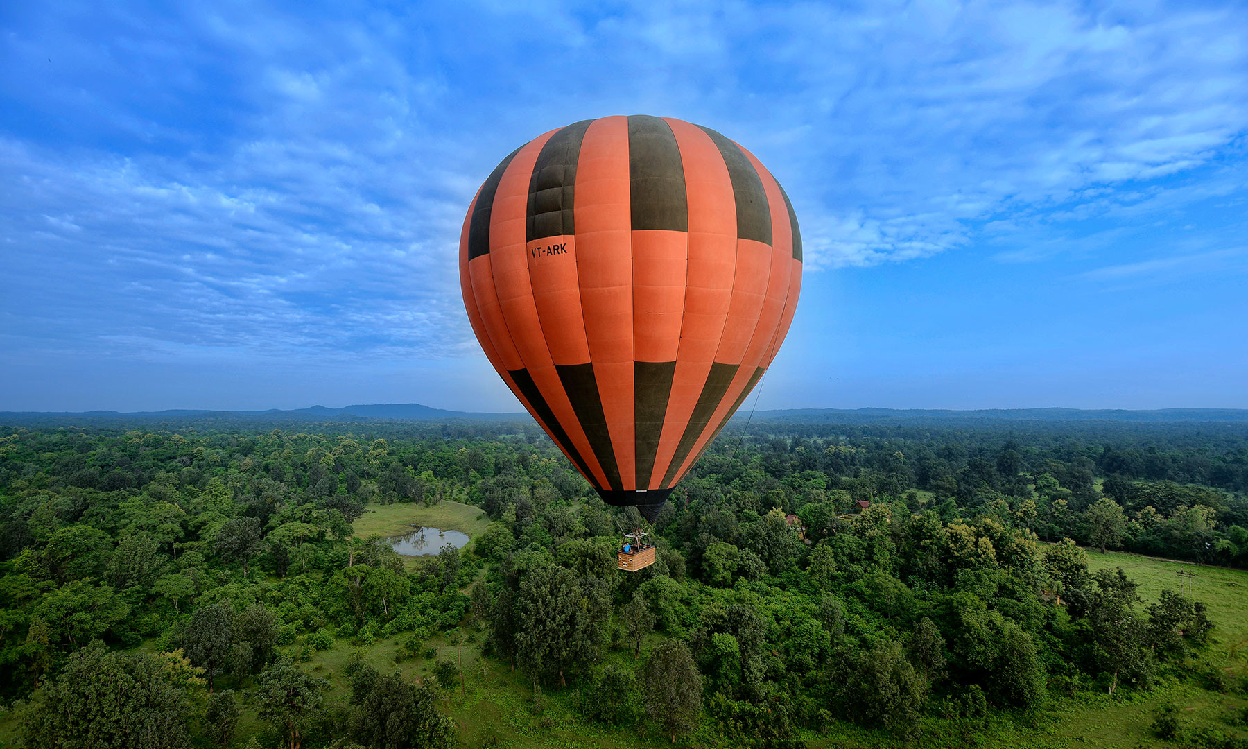 hot air balloon safari in india