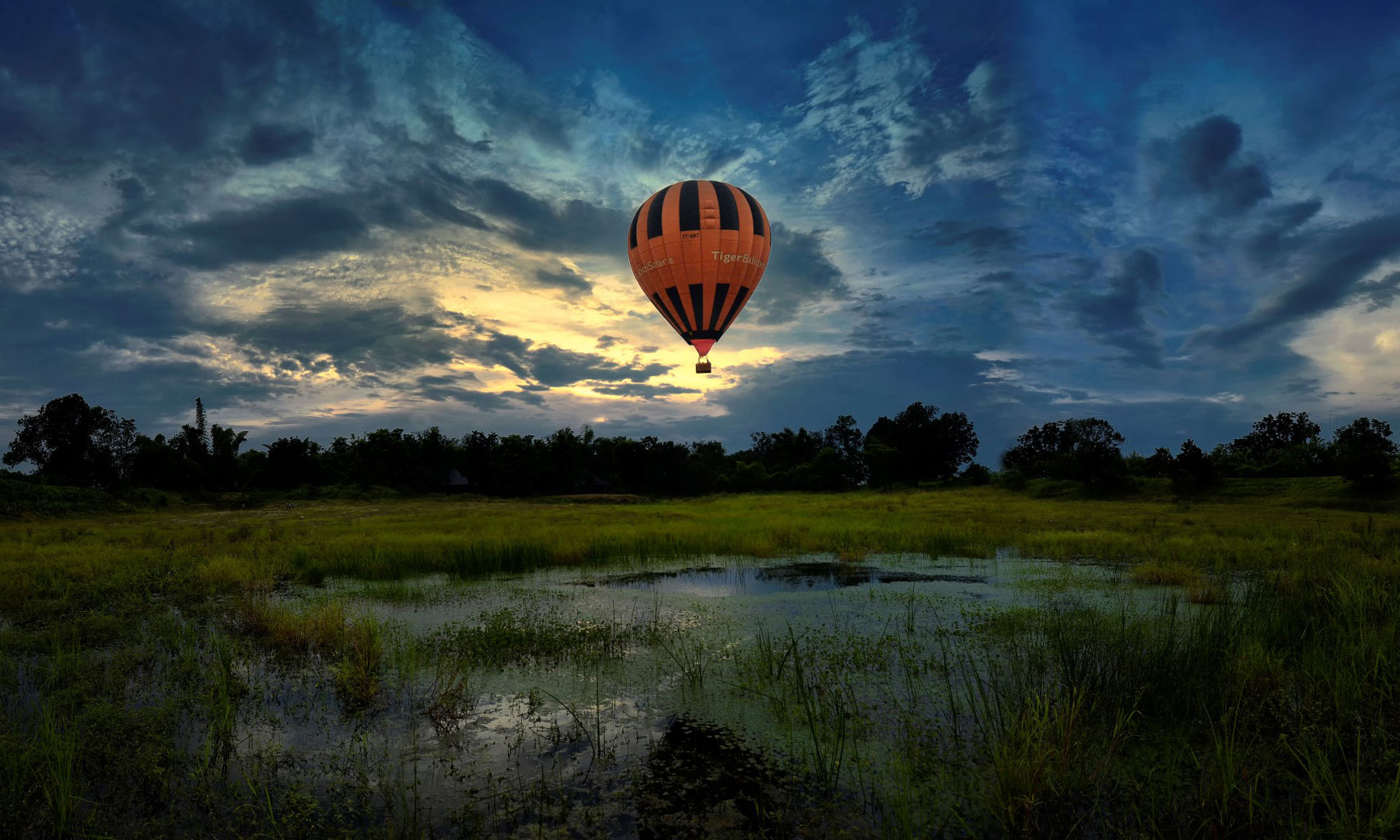 hot air balloon safari in india